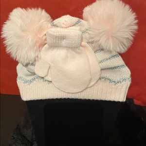 Infant girls winter hat 12-24 months.